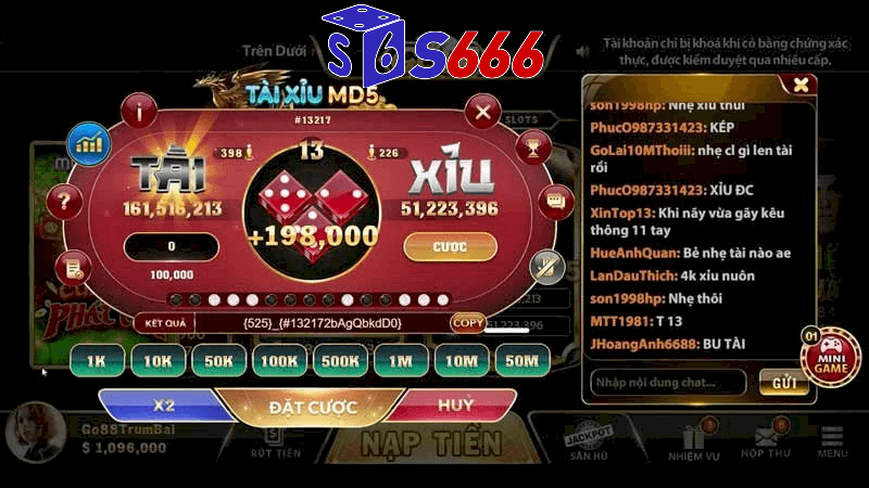 Tài xỉu md5 tại S66